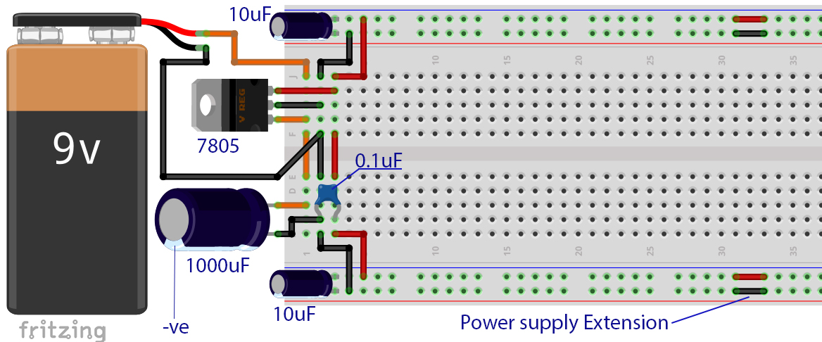 Breadboard  Components Tools + Power Supply